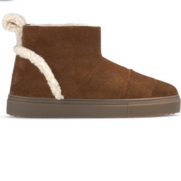 INUIKII NEW Winter waterproof Suede and shearling Winter Ankle Boot cozy❄️❄️ - Picture 2 of 5